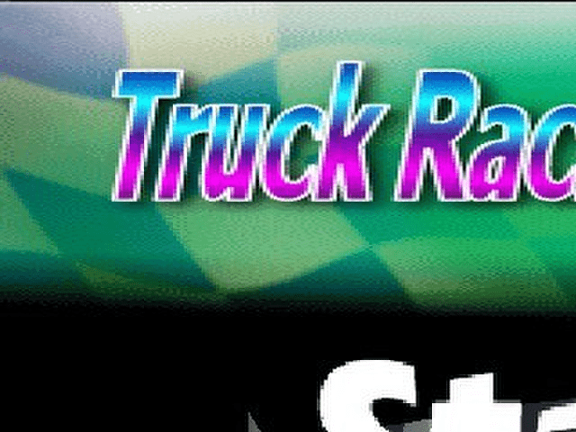 Racing title screen for Playstation